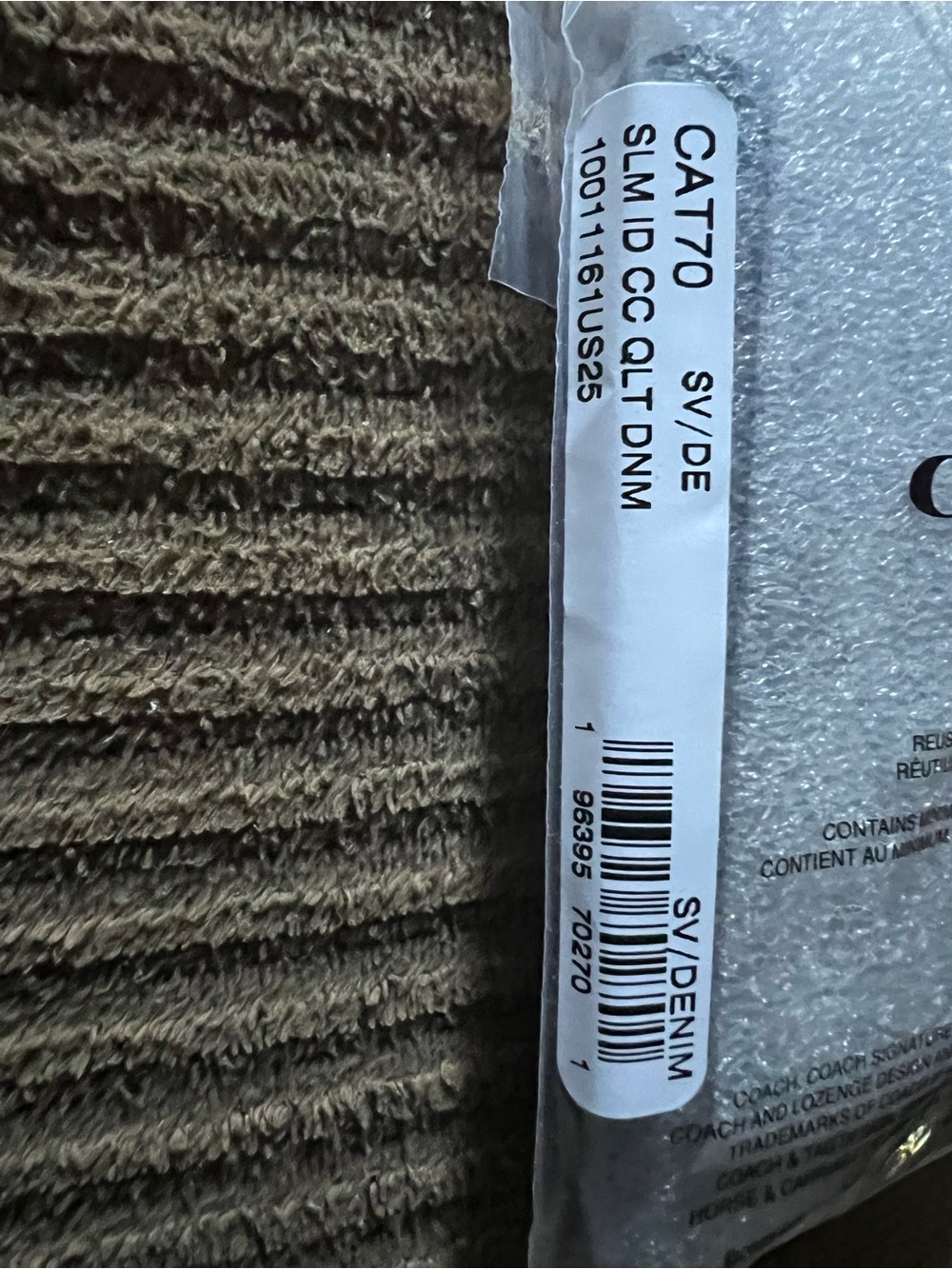 Coach Slim ID Card Case NWT - Picture 6 of 6